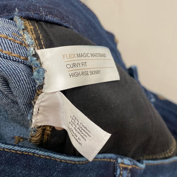 Plus Size Lane Bryant Skinny Jeans Like New - Picture 4 of 4